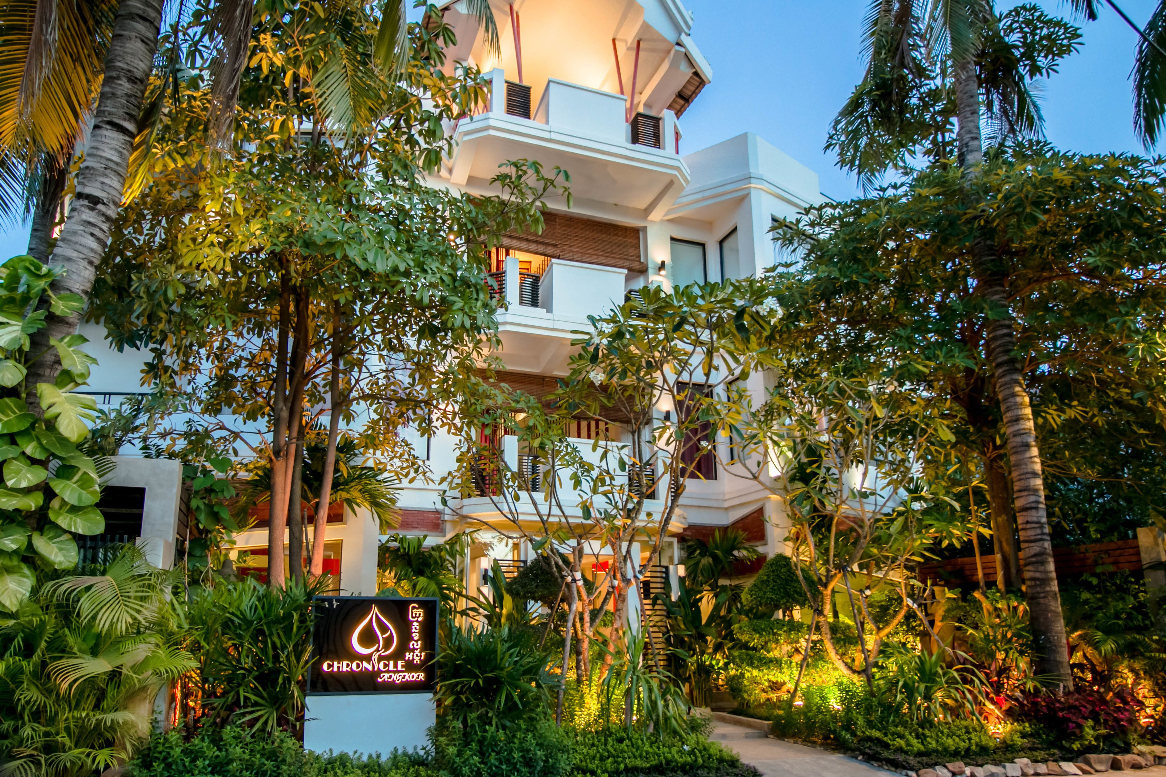 front of property – evening/night