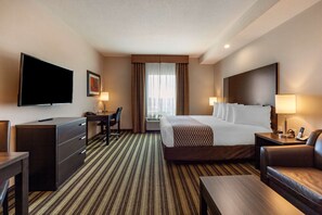 Premium bedding, down comforters, in-room safe, desk