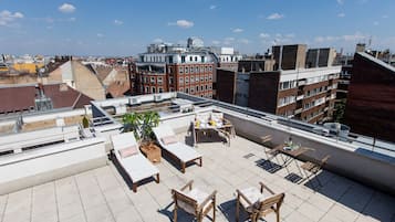 Penthouse, 2 Schlafzimmer | Terrasse/Patio