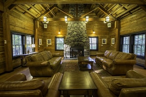 Fireplace - Lake McDonald Lodge - Inside the Park (West Glacier)