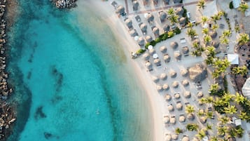 Beach nearby, white sand