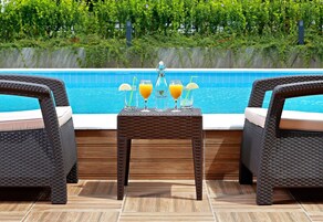 Piscina externa sazonal