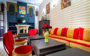 Living area - Riad La Croix Berbère (Marrakech)