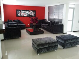 Sala de estar en el lobby