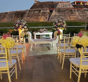 Area per matrimoni all'aperto
