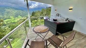 Quarto casal panorâmico | Sacada