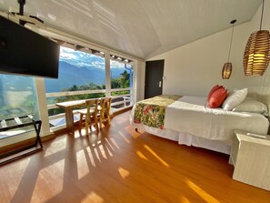 Chambre supérieure double, vue sur la montagne (Buena Vista) | 15 chambres, draps italiens de Frette, literie de qualité, minibar