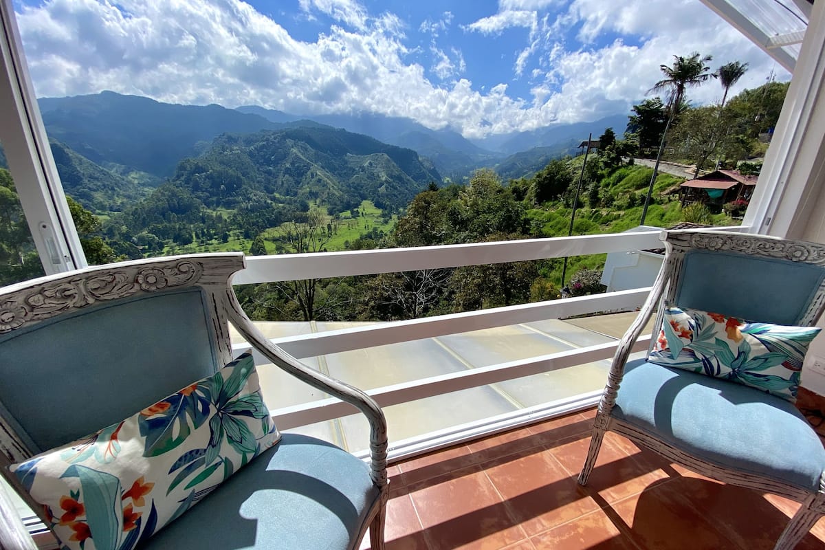 Superior-Doppelzimmer, Bergblick (Mirador de los Andes) | Balkon