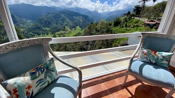 Superior tweepersoonskamer, uitzicht op bergen (Mirador de los Andes) | Balkon