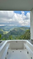 Panoramic Double Room, Mountain View, Hydromassage bathtub. | 15 υπνοδωμάτια, ιταλικά σεντόνια Frette 
