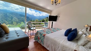 Superior Double Room, Mountain View (Mirador de los Andes) | 15 bedrooms, Frette Italian sheets, premium bedding, minibar