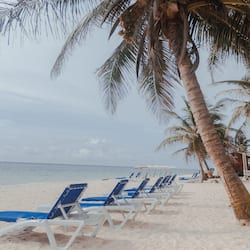 Private beach