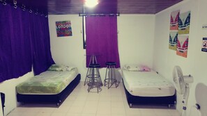 Basic Shared Dormitory, Mixed Dorm, 2 Bathrooms, Annex Building | Free WiFi, bed sheets - Blue Almond Hostel San Andres (San Andrés)