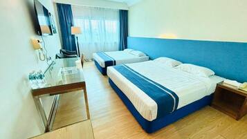 Desk, iron/ironing board, rollaway beds, free WiFi