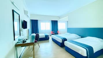 Desk, iron/ironing board, rollaway beds, free WiFi