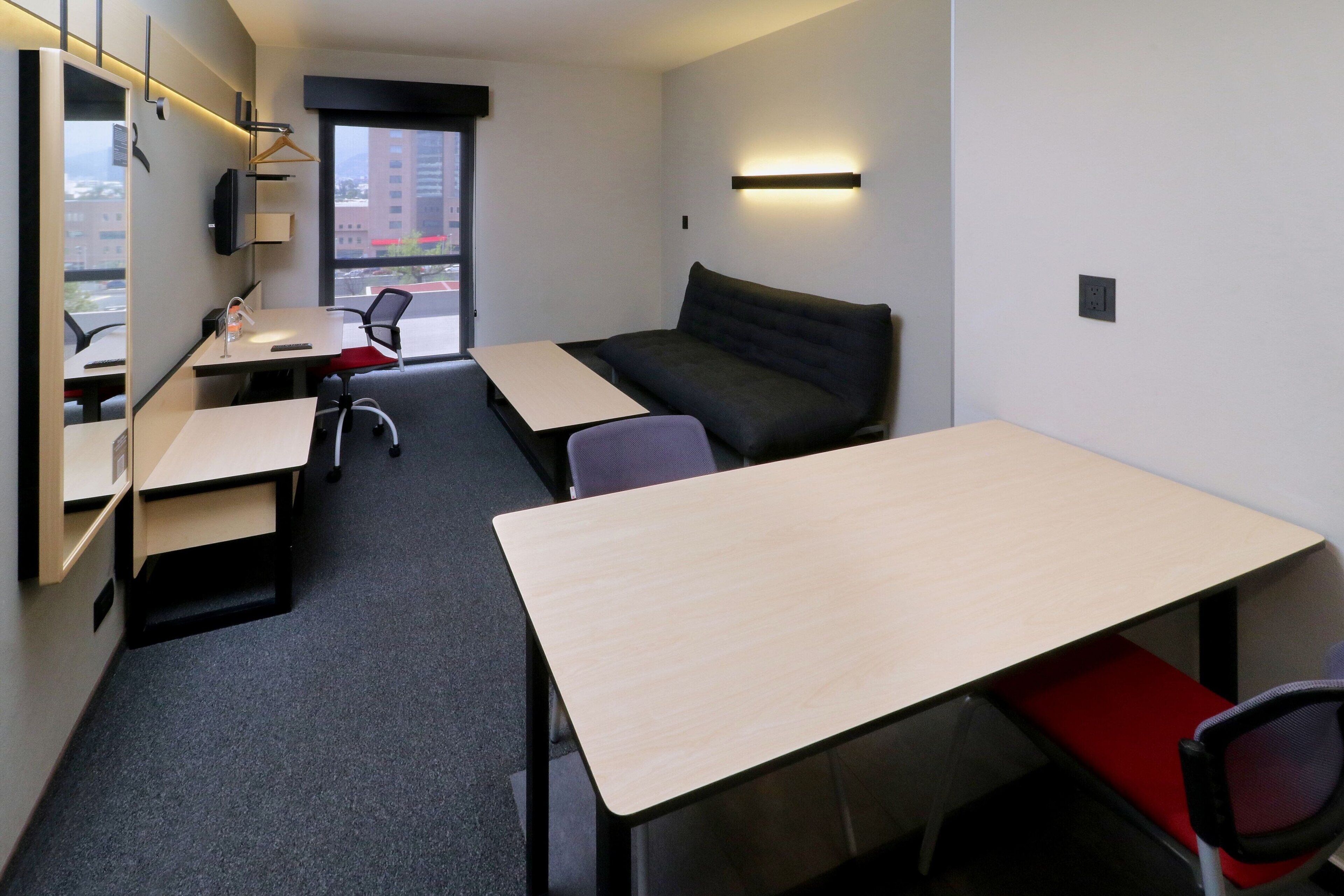 suite, 2 double beds | 1 bedroom, in-room safe, desk, iron/ironing board