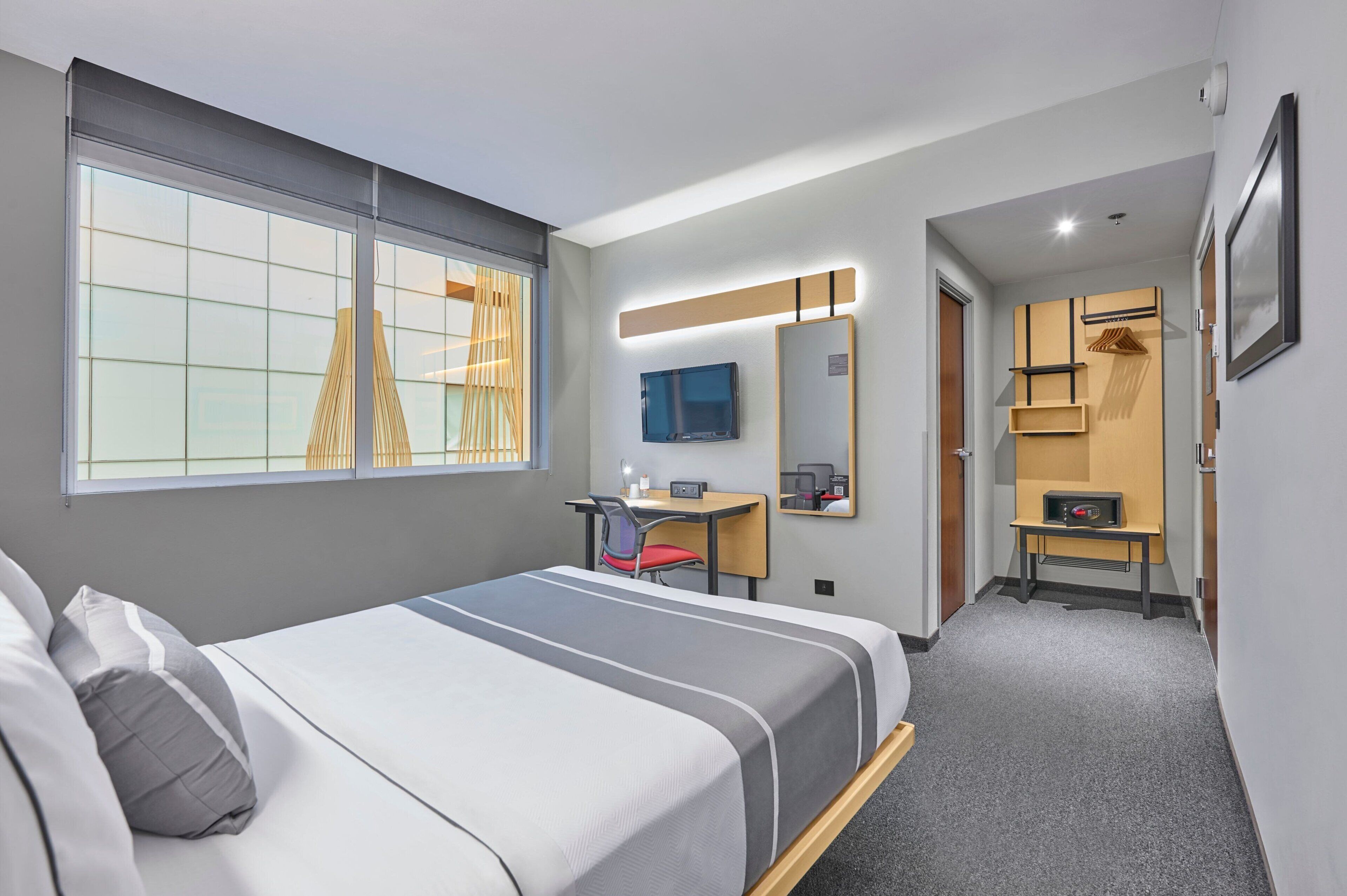 room, 1 queen bed | 1 bedroom, in-room safe, desk, iron/ironing board