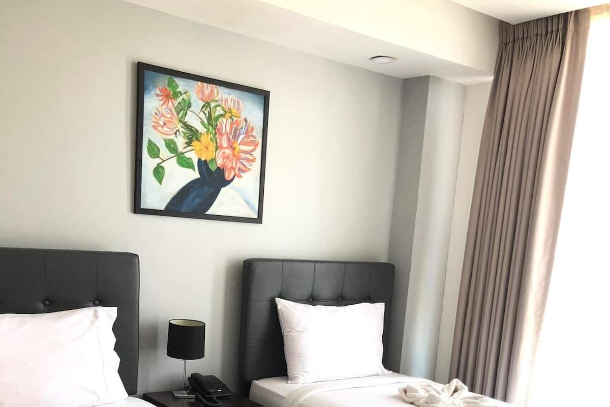 Deluxe Twin Room | Premium bedding, pillowtop beds, blackout drapes, free WiFi