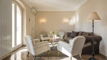 Sala de estar en el lobby