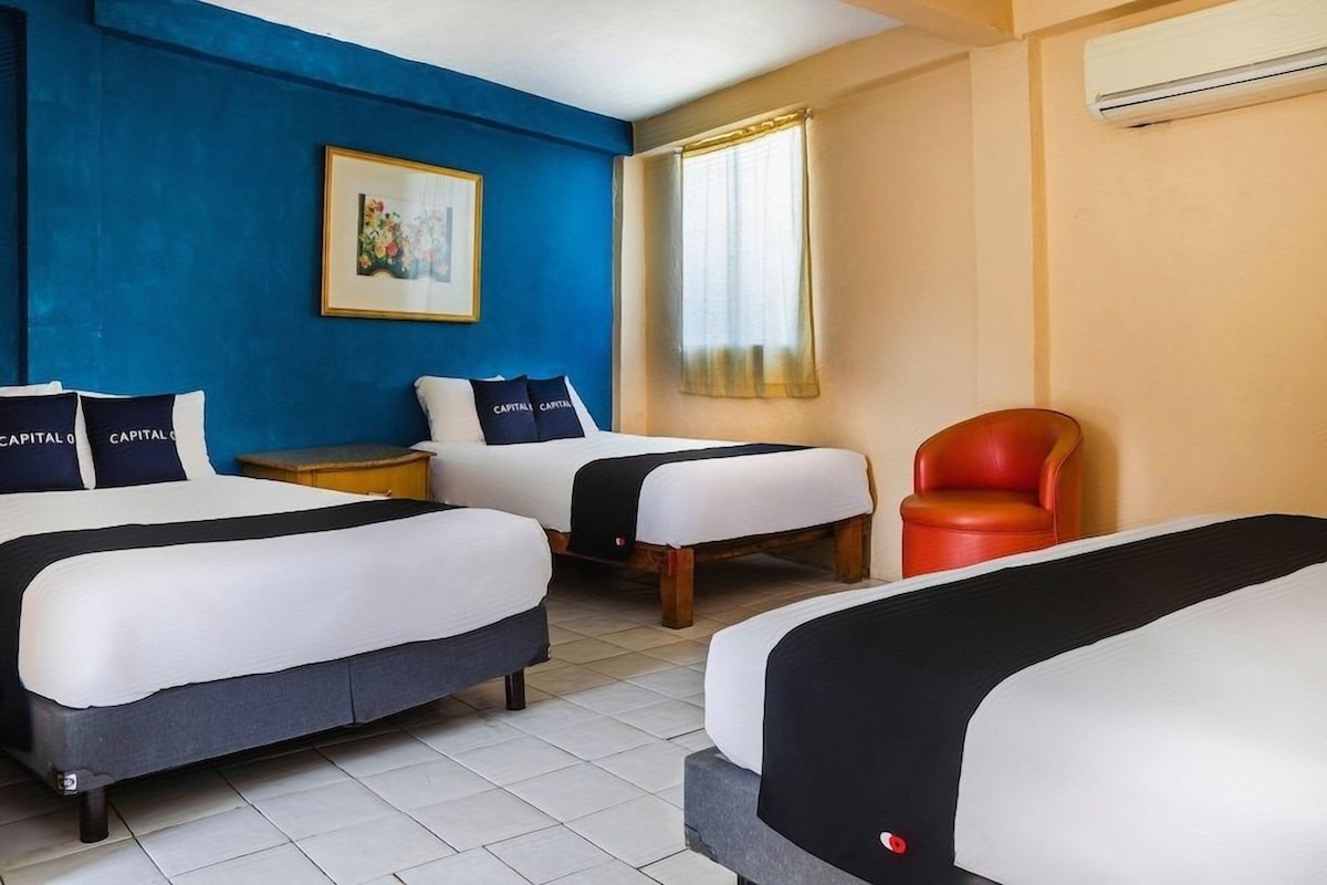 Hypo-allergenic bedding available, soundproofing, WiFi (free)