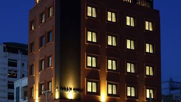 Front of property – evening/night