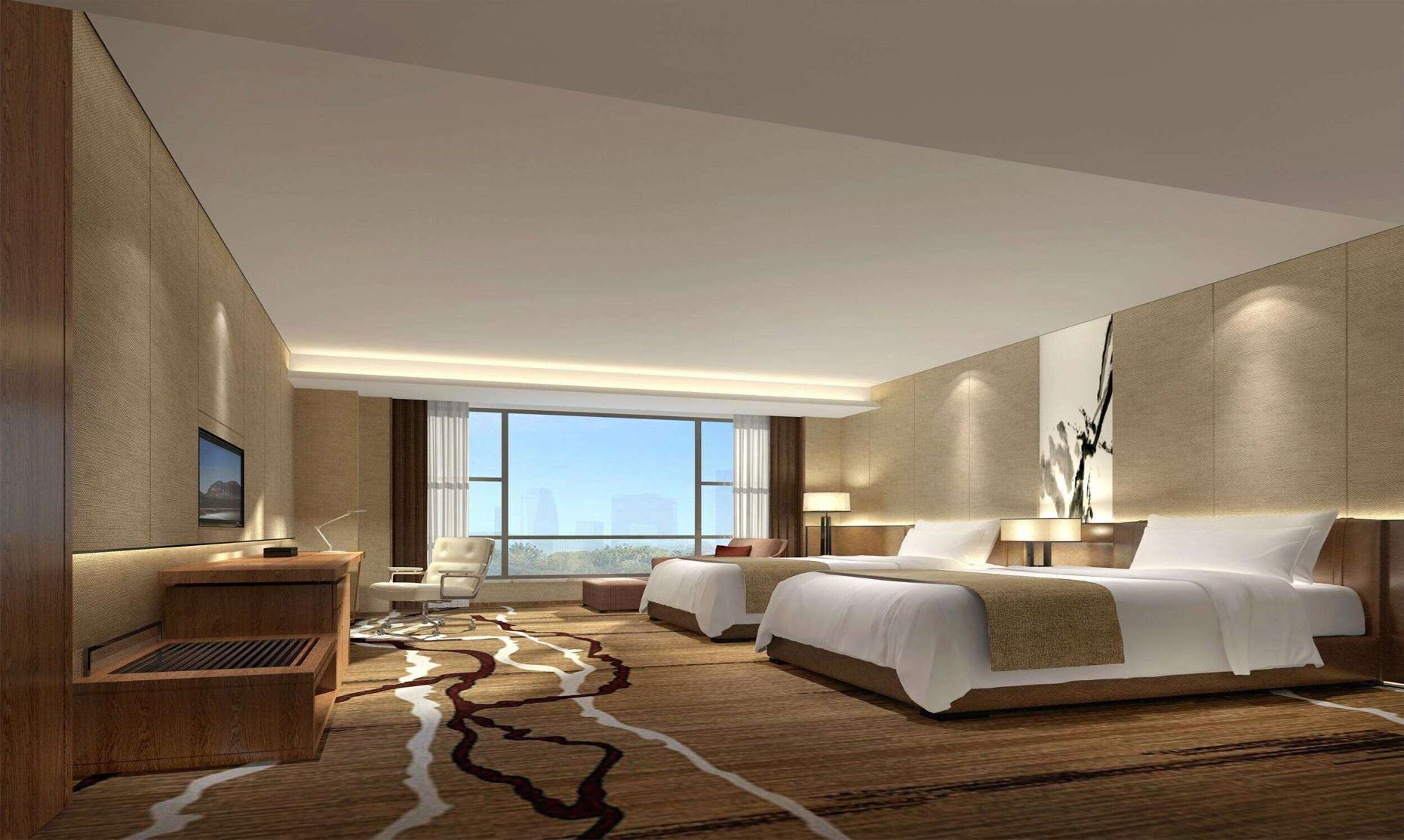 Premium bedding, down duvets, minibar, in-room safe
