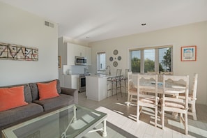 Condo | Laptop workspace, iron/ironing board, WiFi (free)