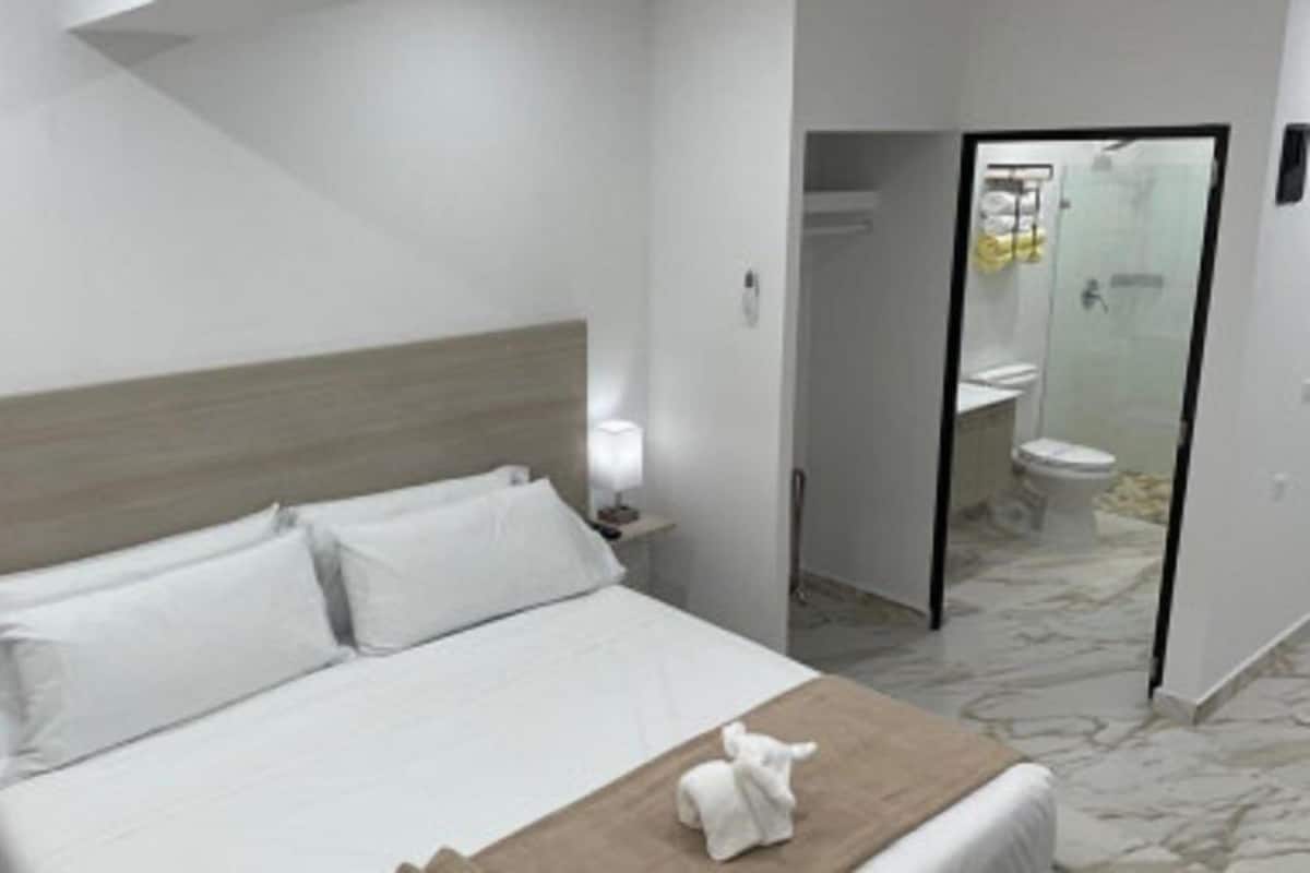 1 slaapkamer, een strijkplank/strijkijzer, gratis wifi, beddengoed