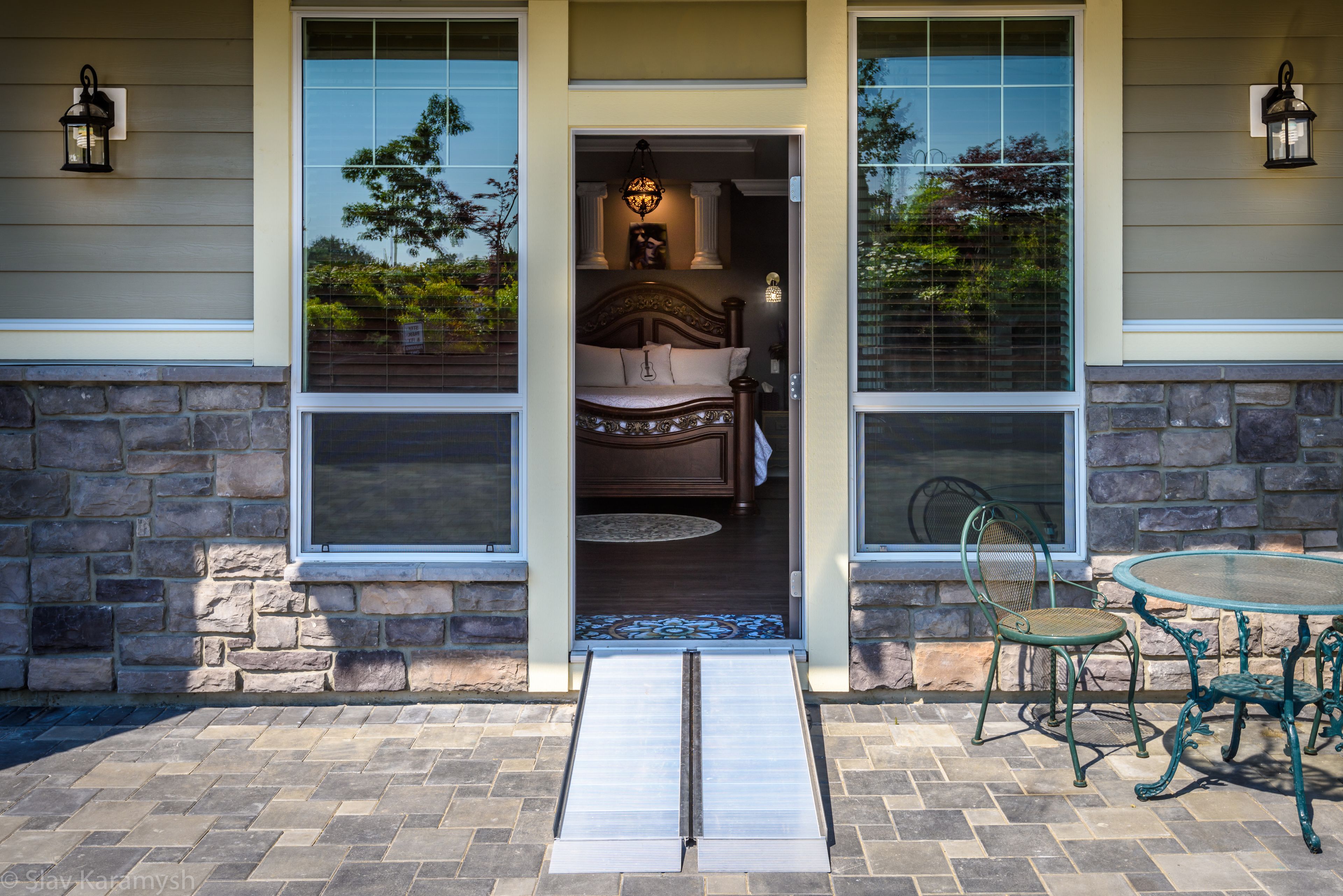 Phòng Suite Cao cấp, 1 giường cỡ queen, phù hợp cho người khuyết tật, quang cảnh núi | Hiên