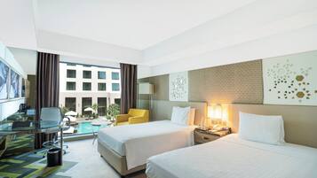 Premium Room, 2 Single Beds, Pool View