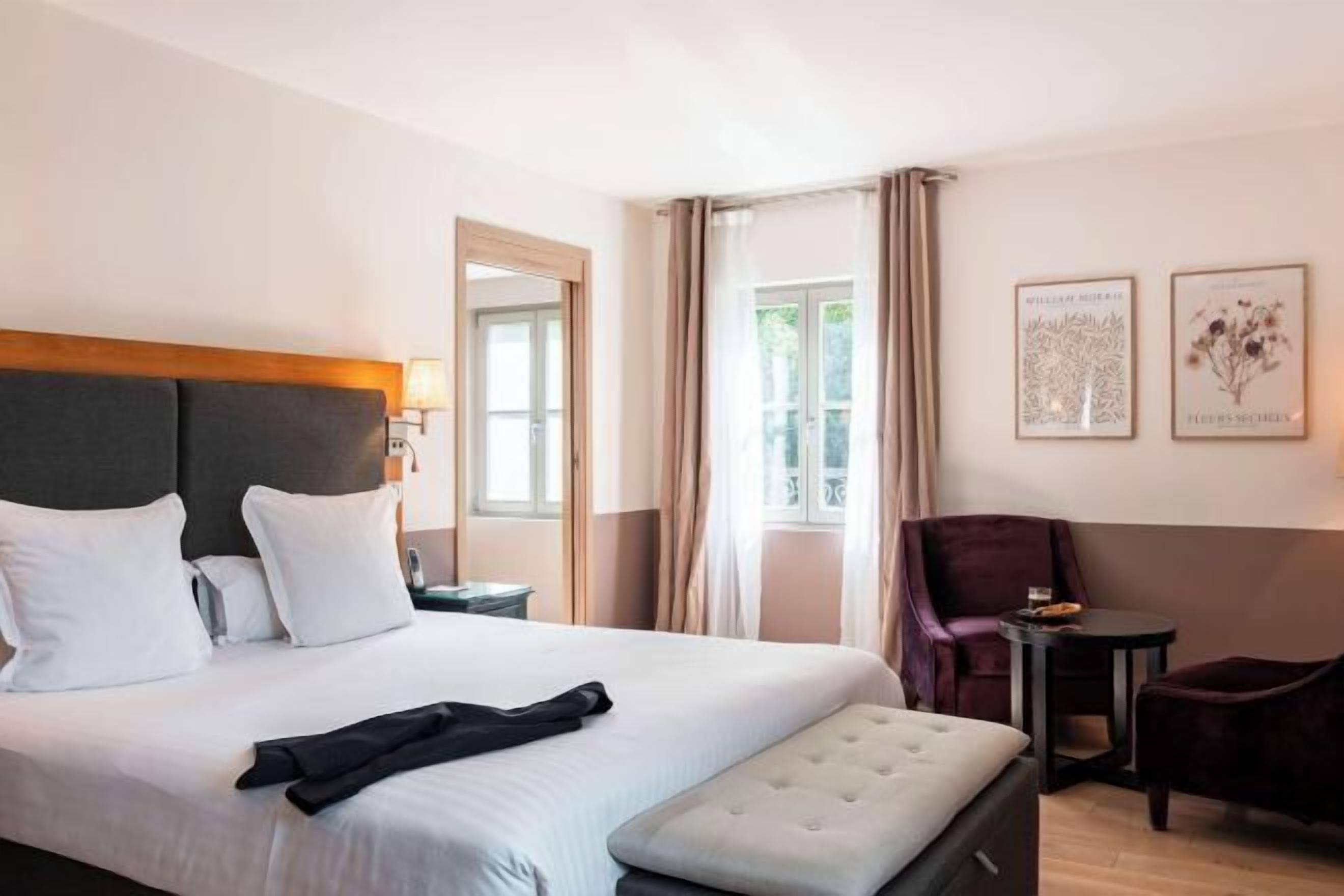 Premium bedding, memory foam beds, in-room safe, desk