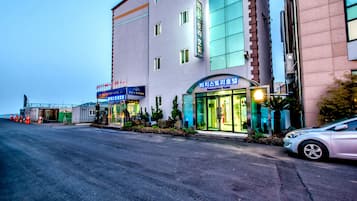 Front of property - evening/night