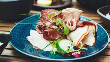 Daily buffet breakfast (EUR 19 per person)