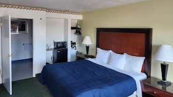 Chambre Standard, 1 trÚs grand lit, accessible aux personnes à mobilité réduite | Bureau, espace de travail pour ordinateur portable