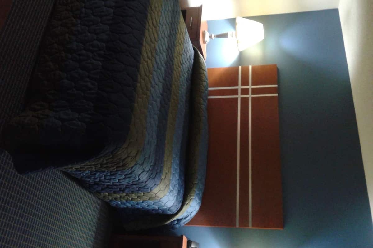 Habitación estándar, 1 cama King size, para no fumadores | Tabla de planchar con plancha, camas extra, wifi gratis y ropa de cama