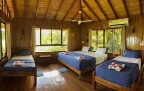 Panoramic Cabin, 1 Bedroom, Balcony, Oceanfront - Casa Horizontes Corcovado (Drake Bay)