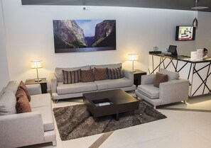 Sala de estar en el lobby