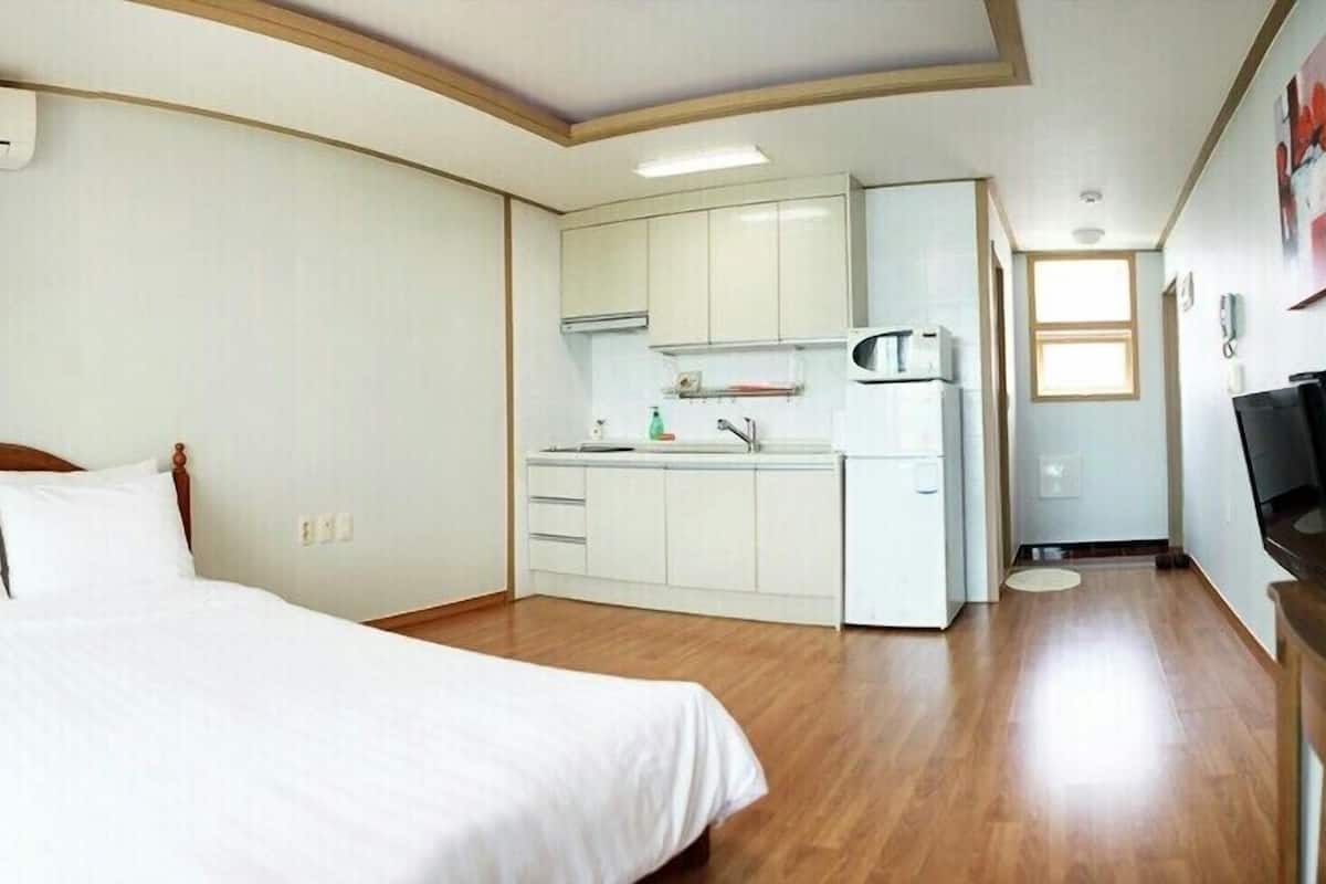 Desk, soundproofing, iron/ironing board, free WiFi