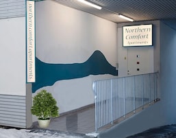 Inngangur gististaðar