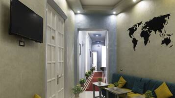 Sala de estar en el lobby