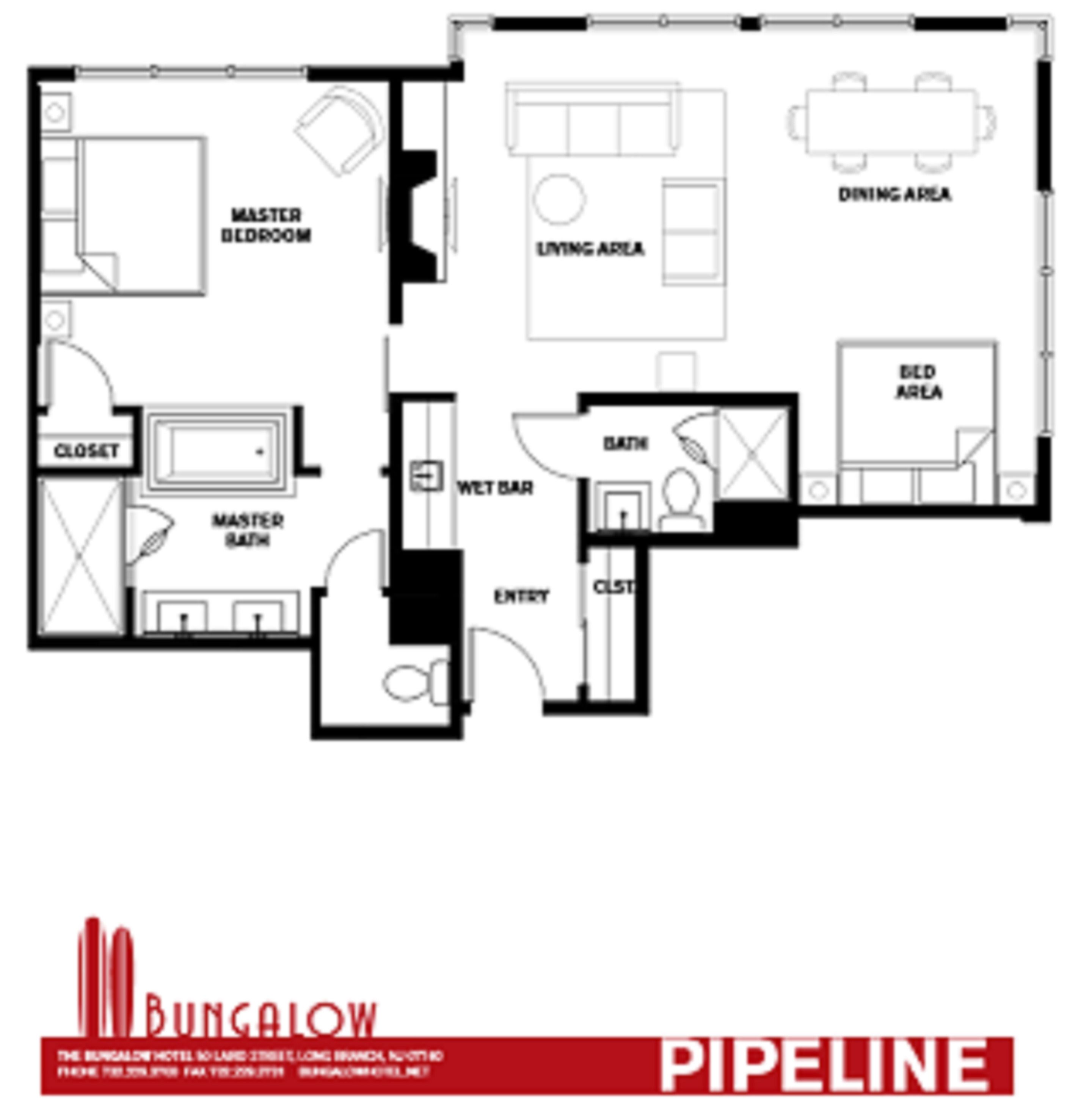 premier suite, 1 bedroom (pipeline) | premium bedding, down duvets, in-room safe, individually decorated