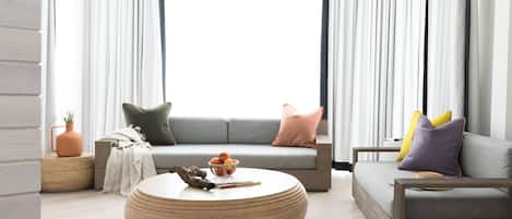 55-inch LCD TV with cable channels, TV, fireplace