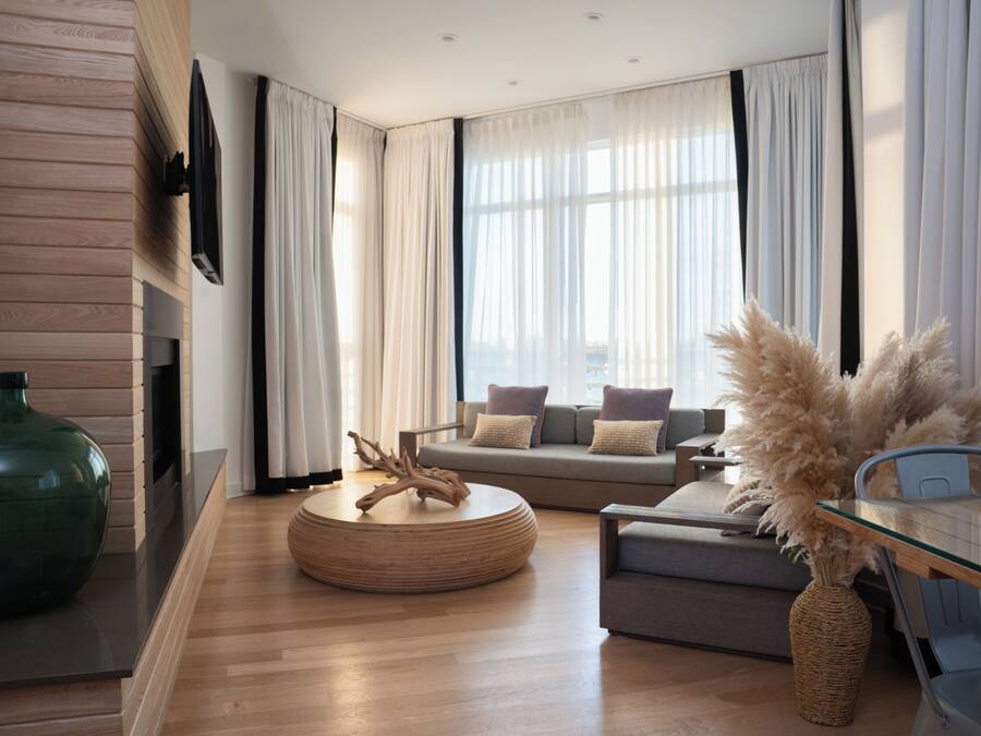 Suite, 2 Bedrooms, Fireplace | Premium bedding, in-room safe, blackout curtains, free cots/infant beds