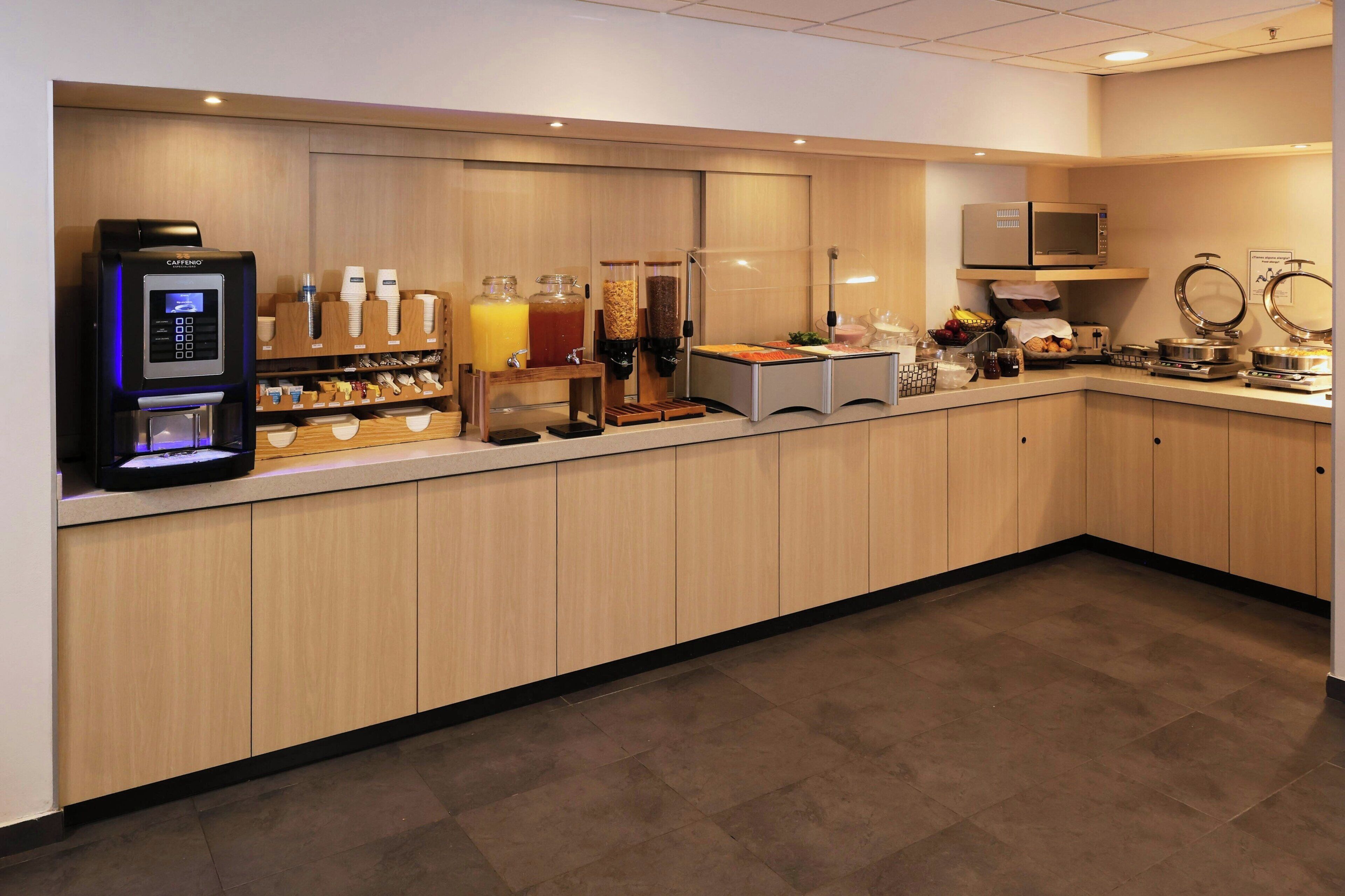 Desayuno continental incluido todos los días