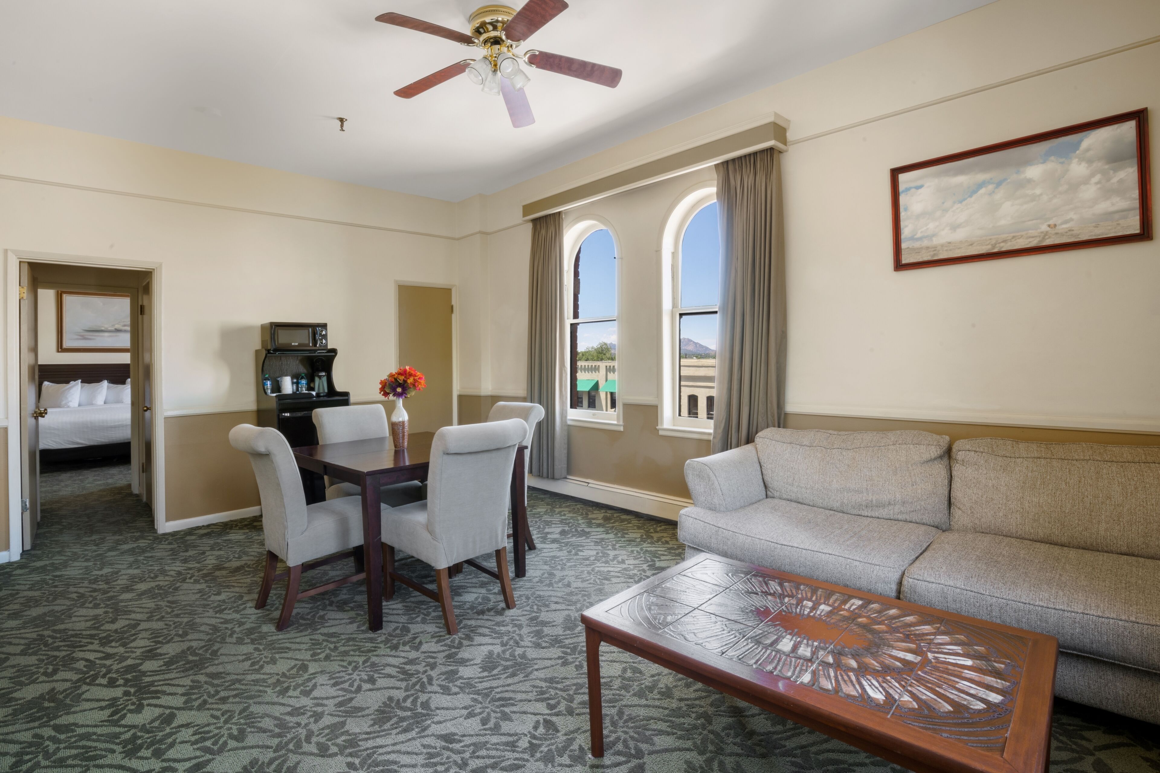 premium bedding, pillow-top beds, blackout curtains