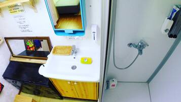 Shared Dormitory, Women only (Lotto Room - 2 persons) | Bathroom | Free toiletries, hair dryer, slippers, bidet