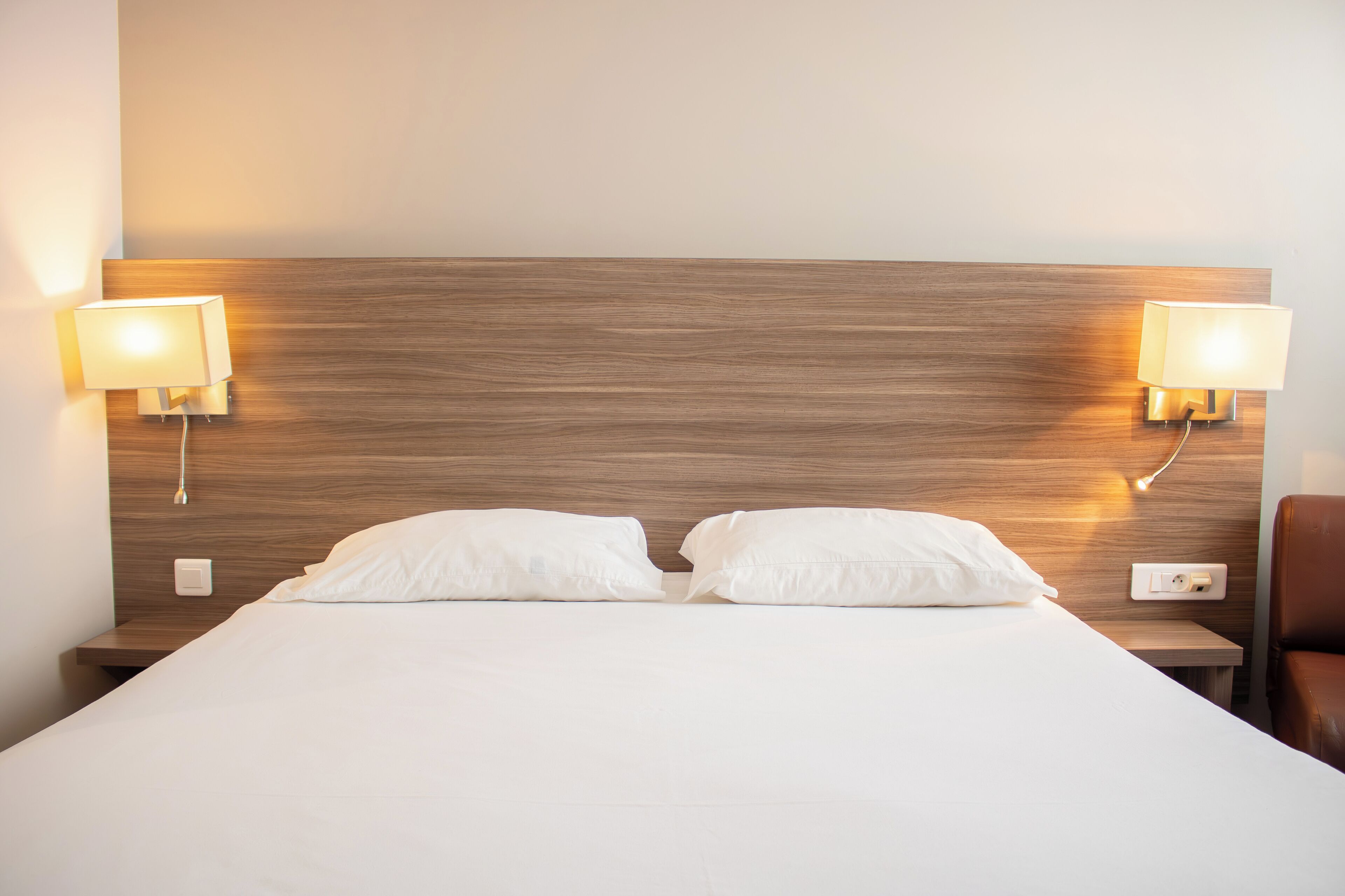 triple room, 1 queen bed with sofa bed | premium bedding, desk, soundproofing, iron/ironing board