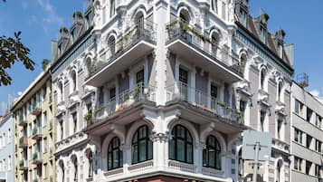 Fassade der Unterkunft