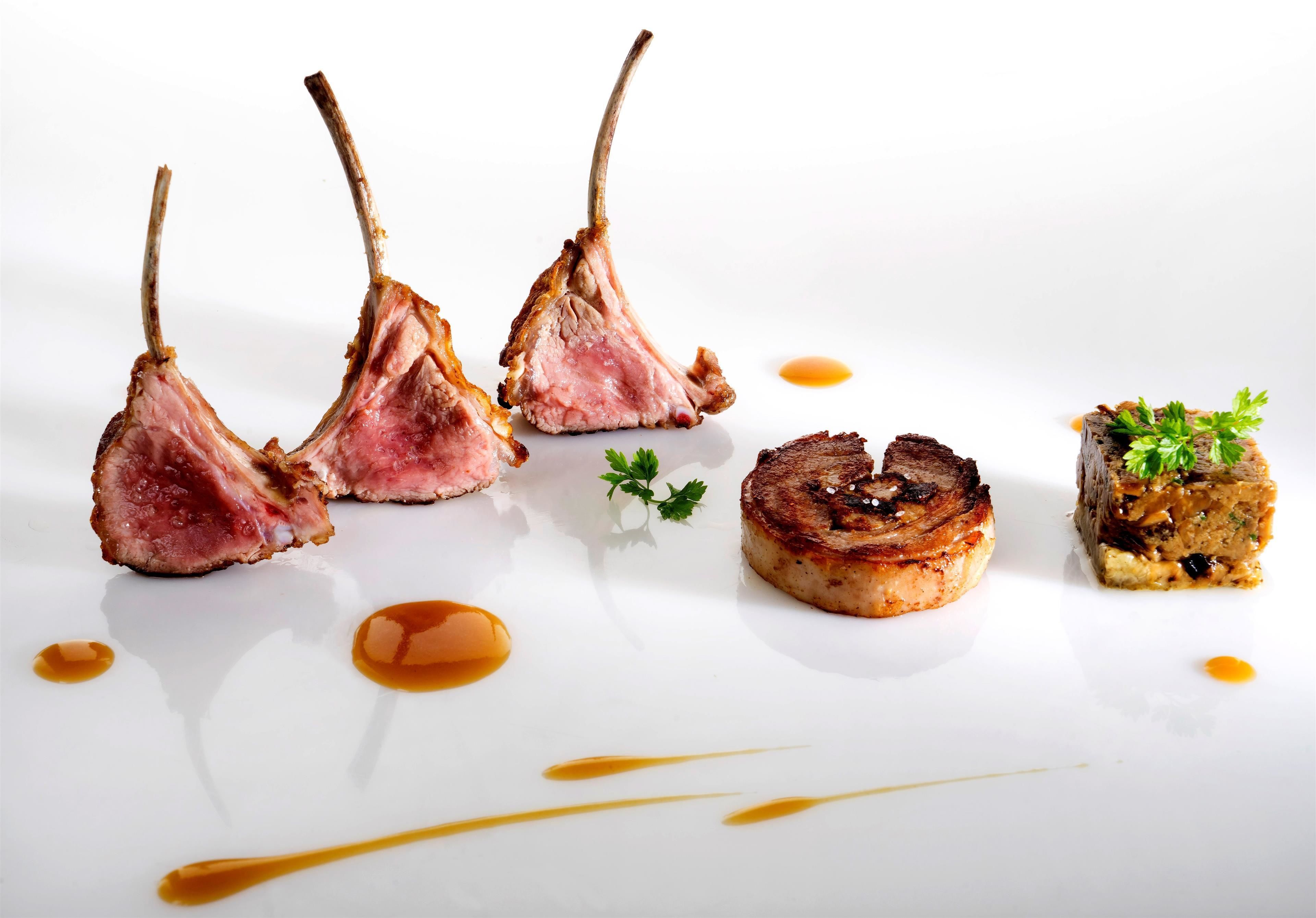 breakfast, lunch and dinner served