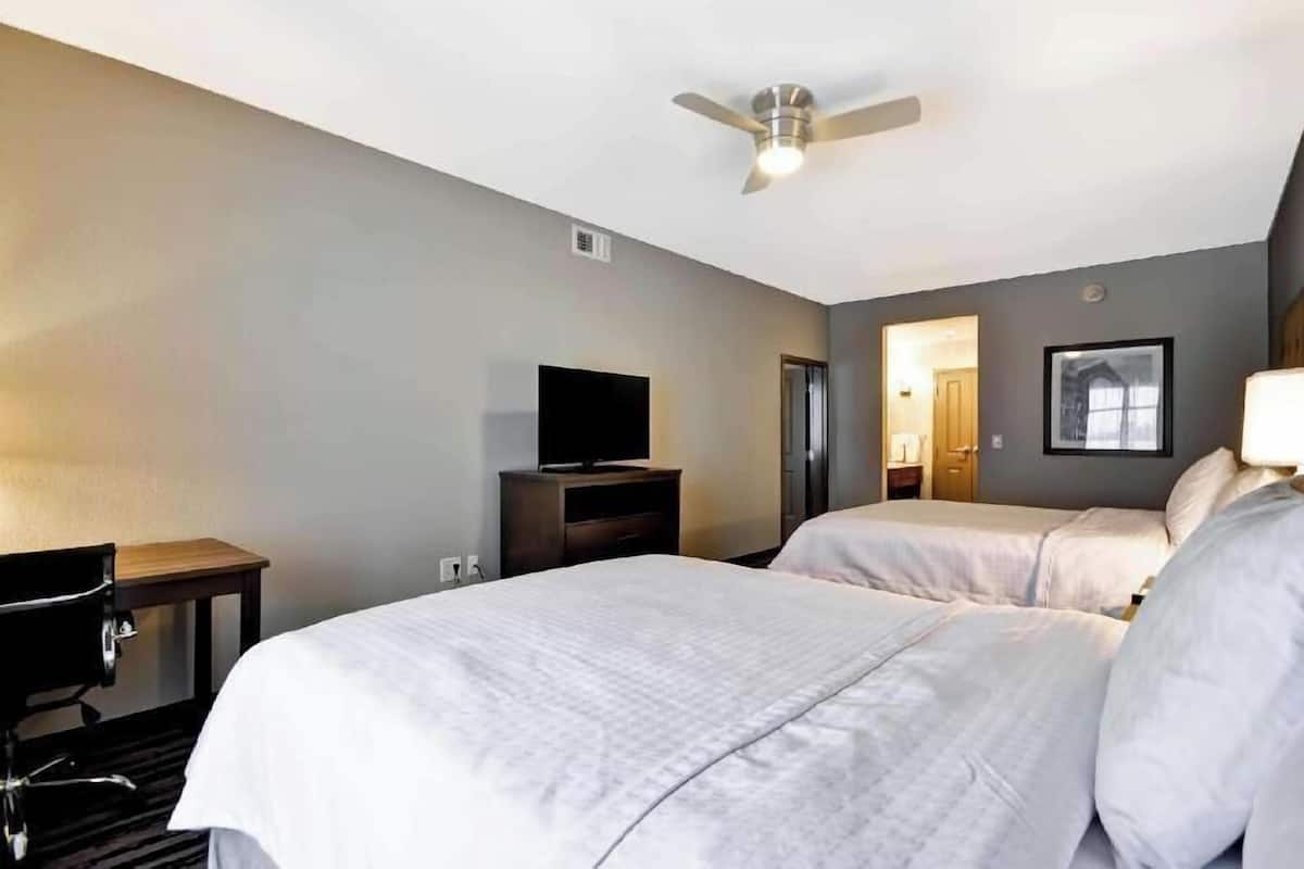 In-room safe, desk, laptop workspace, iron/ironing board